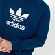 pánska mikina ADIDAS MIKINA TREFOIL CREW ADICOLOR dv1545 farba modrá