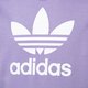 detská mikina ADIDAS MIKINA S KAPUCŇOU TREFOIL HOODIE GIRL ib9983 farba fialová