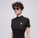 dámske šaty PUMA ŠATY CLASSICS RIBBED 62425601 farba čierna