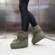 dámska vychádzková obuv MOON BOOT ICON LOW RUBBER  14093800002 farba zelená