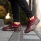 pánske tenisky (obuv) NIKE AIR MAX 1 ULTRA FLYKNIT 856958566 farba bordová