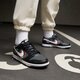 detské tenisky (obuv) NIKE DUNK LOW GS NN fb8022-001 farba čierna