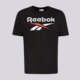 pánske tričko REEBOK TRIČKO BRUNO BIG LOGO CREW NECK SS TEE 100240887 farba čierna
