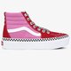 dámske tenisky (obuv) VANS UA SK8-HI PLATFORM 2.0 vn0a3tknwvx1 farba červená