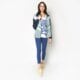 Prechodná bunda dámska (jarná/jesenná) NIKE BUNDA RU JACKET 724097451 farba sivá