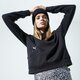 dámska mikina PUMA MIKINA S KAPUCŇOU NU-TILITY HOODIE 58354801 farba čierna