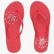 dámske šľapky ROXY VIVA STAMP arjl100543red farba červená