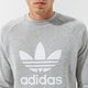 pánska mikina ADIDAS MIKINA TREFOIL CREW h06650 farba sivá
