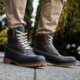 pánska vychádzková obuv TIMBERLAND PREMIUM 6 INCH BOOT  a18aw farba sivá