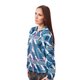Prechodná bunda dámska (jarná/jesenná) ADIDAS BUNDA NAT AO WB f80667 farba modrá