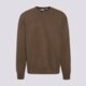 pánska mikina LEVI'S MIKINA AUTHENTIC CREW BROWNS a9244-0034 farba hnedá