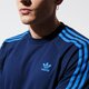 pánske tričko ADIDAS TRIČKO LS 3-STRIPES LS T ek0256 farba tmavomodrá