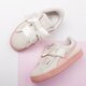 detské tenisky (obuv) PUMA SUEDE HEART JEWEL V PS 36513902 farba béžová