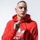 pánska mikina ADIDAS MIKINA S KAPUCŇOU TREFOIL HOODIE fm3783 farba červená