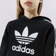 detská mikina ADIDAS MIKINA S KAPUCŇOU CROPPED HOODIE GIRL h32337 farba čierna
