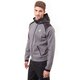 pánska mikina NIKE MIKINA HYBRID FZ HOODY 614486091 farba sivá