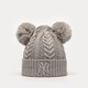 dámska čiapka NEW ERA ČIAPKA WMNS DOUBLE POM NYY HGR NEW YORK YANKEES HGR 60284834 farba sivá