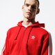 pánska mikina ADIDAS MIKINA 3-STRIPES FZ ed5970 farba červená