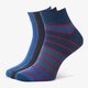 dámske ponožky SIZEER PONOŽKY QUARTER 3PPK BLUE sisk3701 farba viacfarebná