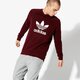 pánska mikina ADIDAS MIKINA TREFOIL CREW ADICOLOR dm7835 farba bordová