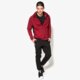 pánska mikina NIKE MIKINA M NSW HOODIE FZ MX AIR HYB 805136677 farba červená