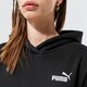 dámske šaty PUMA ŠATY ESS HOODED DRESS FL - PUMA BLACK 58912901 farba čierna