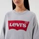 dámska mikina LEVI'S MIKINA GRAPHIC STANDARD CREW 18686-0012 farba sivá