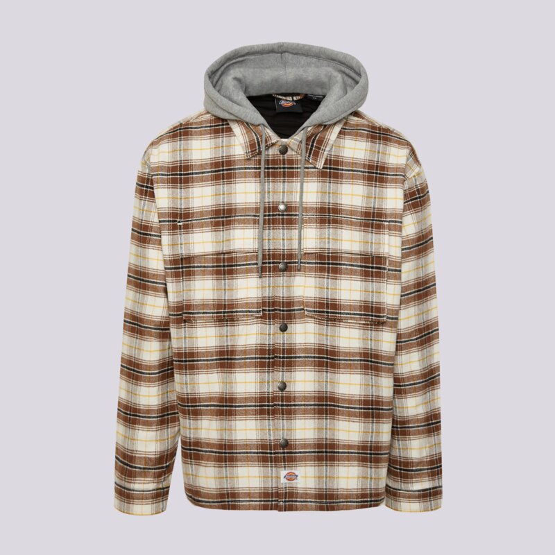 DICKIES BUNDA EUSTIS HOODED FLANNEL SHACKET