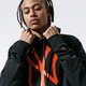 pánska mikina NEW ERA MIKINA S KAPUCŇOU MLB HOODY NYY BLKORANGE NEW YORK Y 12123927 farba čierna