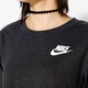 dámska mikina NIKE MIKINA W NSW GYM CLC CREW 854953032 farba čierna