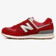 pánske tenisky (obuv) NEW BALANCE ML574HRT ml574hrt farba červená