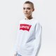 dámska mikina LEVI'S MIKINA RELAXED GRAPHIC CREW 29717-0014 farba biela