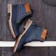 pánska vychádzková obuv TIMBERLAND PREMIUM 6 INCH BOOT 9653b farba tmavomodrá