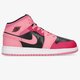 detské tenisky (obuv) AIR JORDAN 1 MID  554725-662 farba ružová