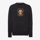pánska mikina TIMBERLAND MIKINA STACK LOGO SWEAT BLACK tb0a5zj90011 farba čierna