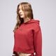 dámska mikina ELLESSE MIKINA S KAPUCŇOU BARNES BRGND CROPPED HOODY sgv20145800 farba bordová