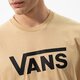 pánske tričko VANS TRIČKO VANS CLASSIC vn000gggy971 farba béžová