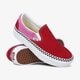 dámske tenisky (obuv) VANS UA CLASSIC SLIP-ON PLATFORM vn0a3jezwvx1 farba červená