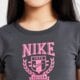 detské tričko NIKE TRIČKO NSW TREND BABY G fv5308-060 farba sivá