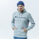 pánska mikina CHAMPION MIKINA S KAPUCŇOU HOODED SWEATSHIRT 214743em021 farba sivá