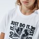 detské tričko NIKE TRIČKO B NSW TEE VERBIAGE 3 cz1818-100 farba biela