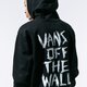 pánska mikina VANS MIKINA SCRATCHED PO vn0a49jmblk1 farba čierna