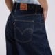 dámske nohavice LEVI'S NOHAVICE  CINCH BAGGY DARK INDIGO FLAT FINISH 001up-0016 farba tmavomodrá