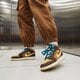 detské tenisky (obuv) AIR JORDAN 1 MID SE dz6335-200 farba hnedá