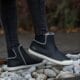 dámske zimné topánky (obuv) LACOSTE LANCELLE CHELSEA 316 1 732spw0114003 farba tmavomodrá