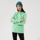 dámska mikina ADIDAS MIKINA S KAPUCŇOU HOODIE h06622 farba zelená
