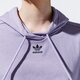 dámska mikina ADIDAS MIKINA S KAPUCŇOU HOODIE gn4775 farba fialová