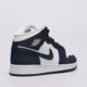 detské tenisky (obuv) JORDAN AIR 1 MID GS iv6050-451 farba tmavomodrá