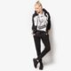 dámska mikina NIKE MIKINA RALLY FZ HOODY EXPLODED 726047010 farba čierna