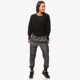 dámske nohavice NIKE NOHAVICE  WOVEN PANT T2 684923211 farba sivá